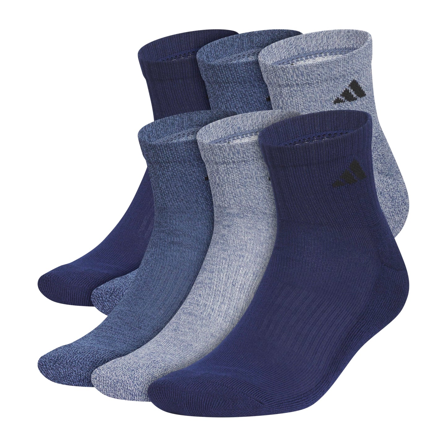 adidas Men's Athletic Cushioned 6-Pack Quarter