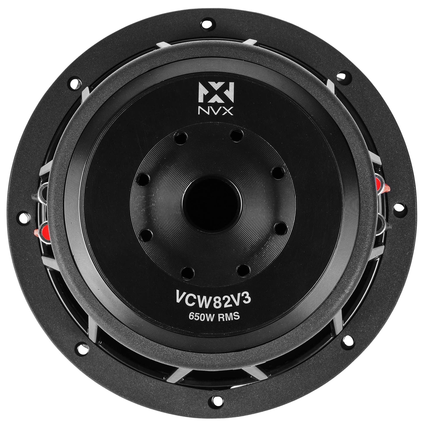 NVX VCW Series Subwoofer [ VC Series ] 3-Dimensional Die Cast Aluminum Basket