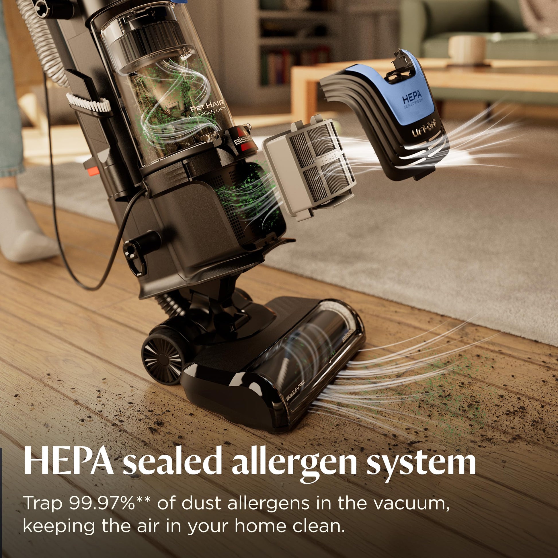 Bissell Pet Hair Eraser Allergen Lift-Off with Powerful Suction