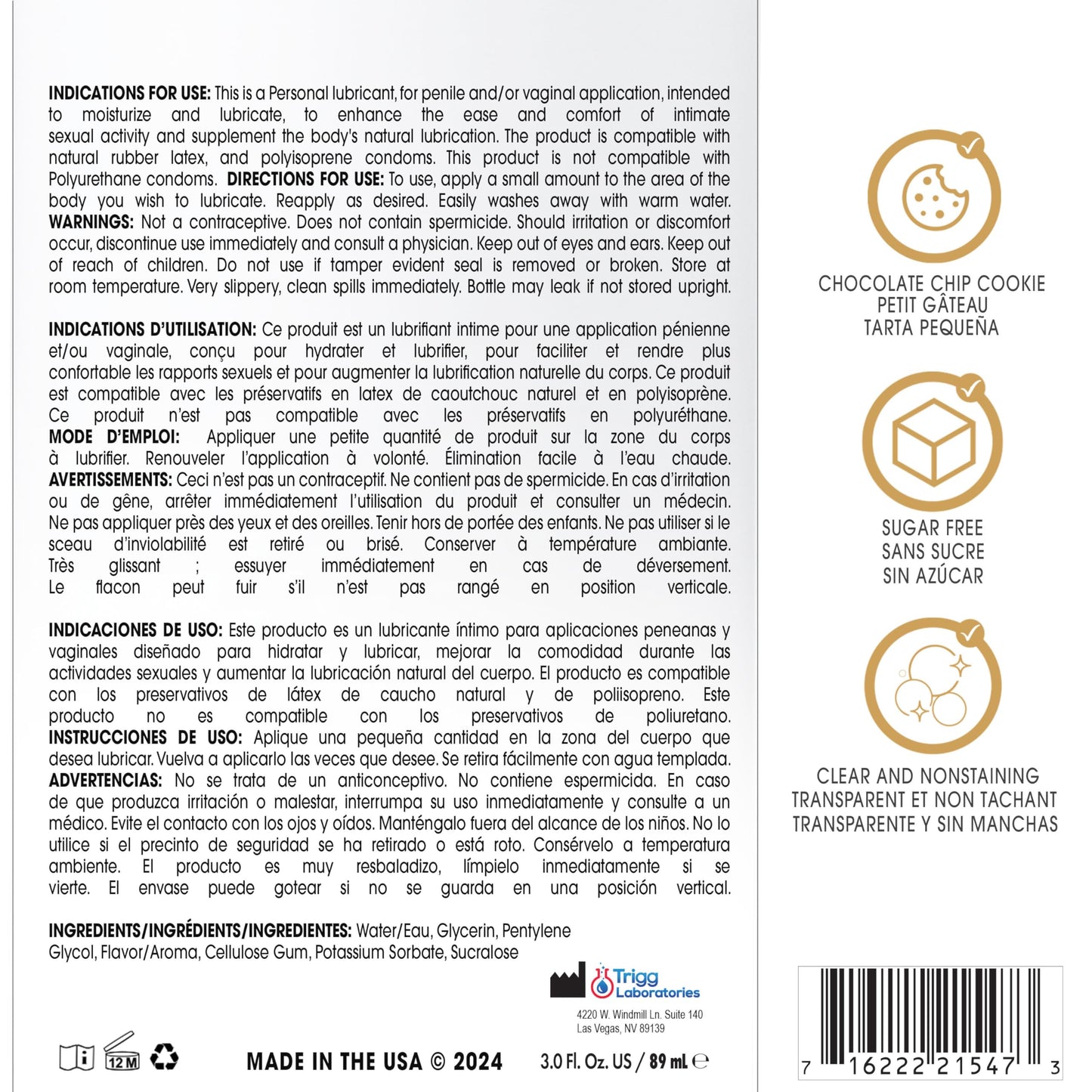 Wet Water-Based Flavored Lube for Men, Women & Couples