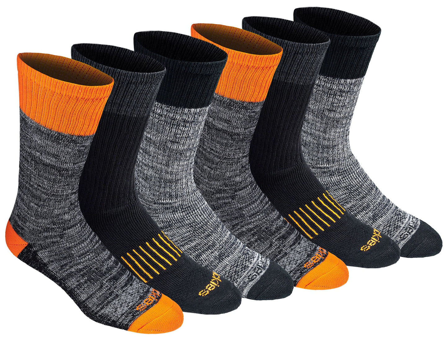 Dickies Men's Dri-Tech Essential Moisture Control Crew Socks, Available in M-XXL (6, 12 Pairs)