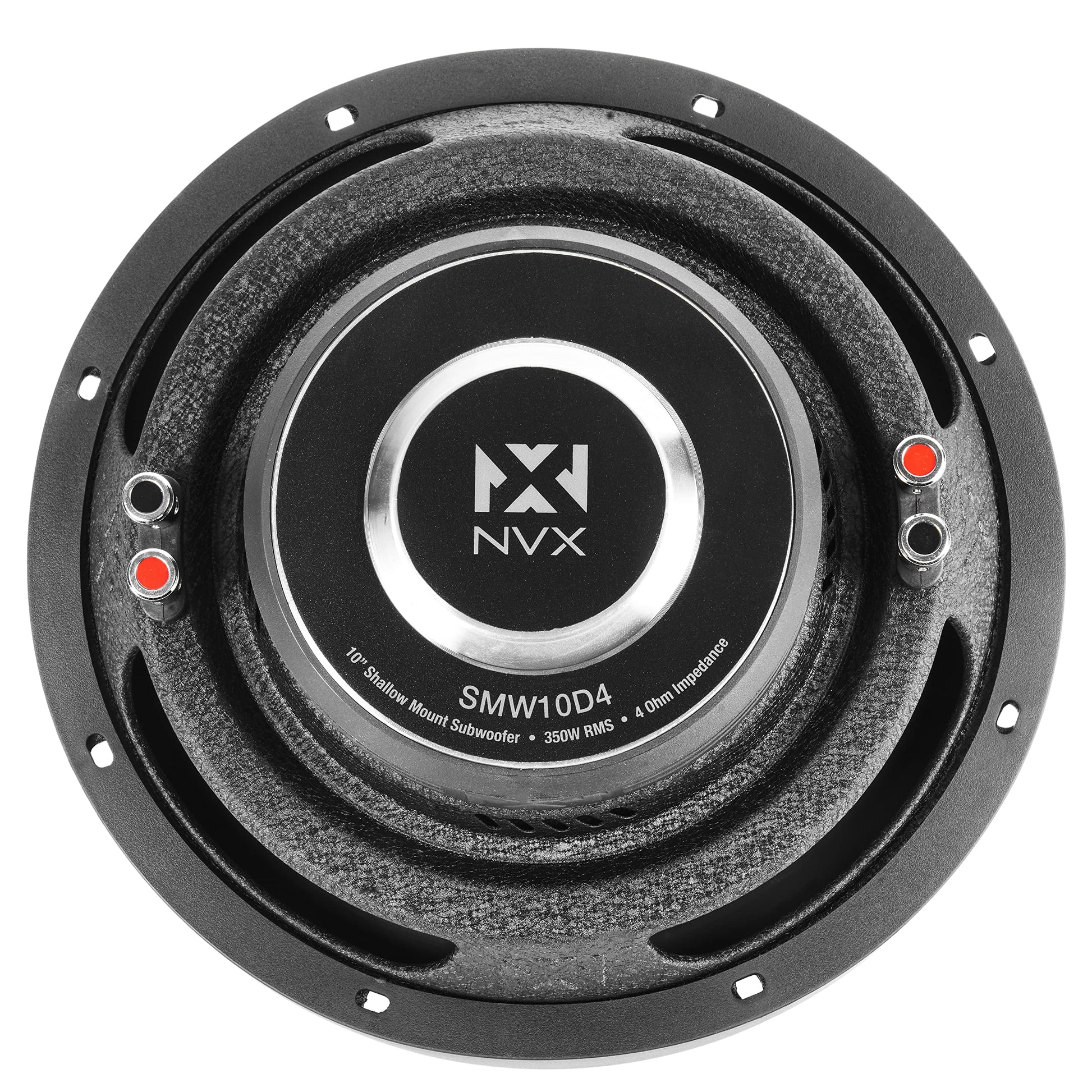 NVX SMW S-Series Shallow-Mount Dual 4-Ohm Subwoofer