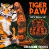 Creature Cocks Sabretooth Silicone Dildo Orange Black Camouflage
