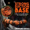 Creature Cocks Sabretooth Silicone Dildo Orange Black Camouflage