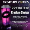 Creature Cocks Predator Stroker - Soft Fantasy Masturbator in Gray