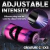 Creature Cocks Predator Stroker - Soft Fantasy Masturbator in Gray