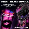 Creature Cocks Predator Stroker - Soft Fantasy Masturbator in Gray