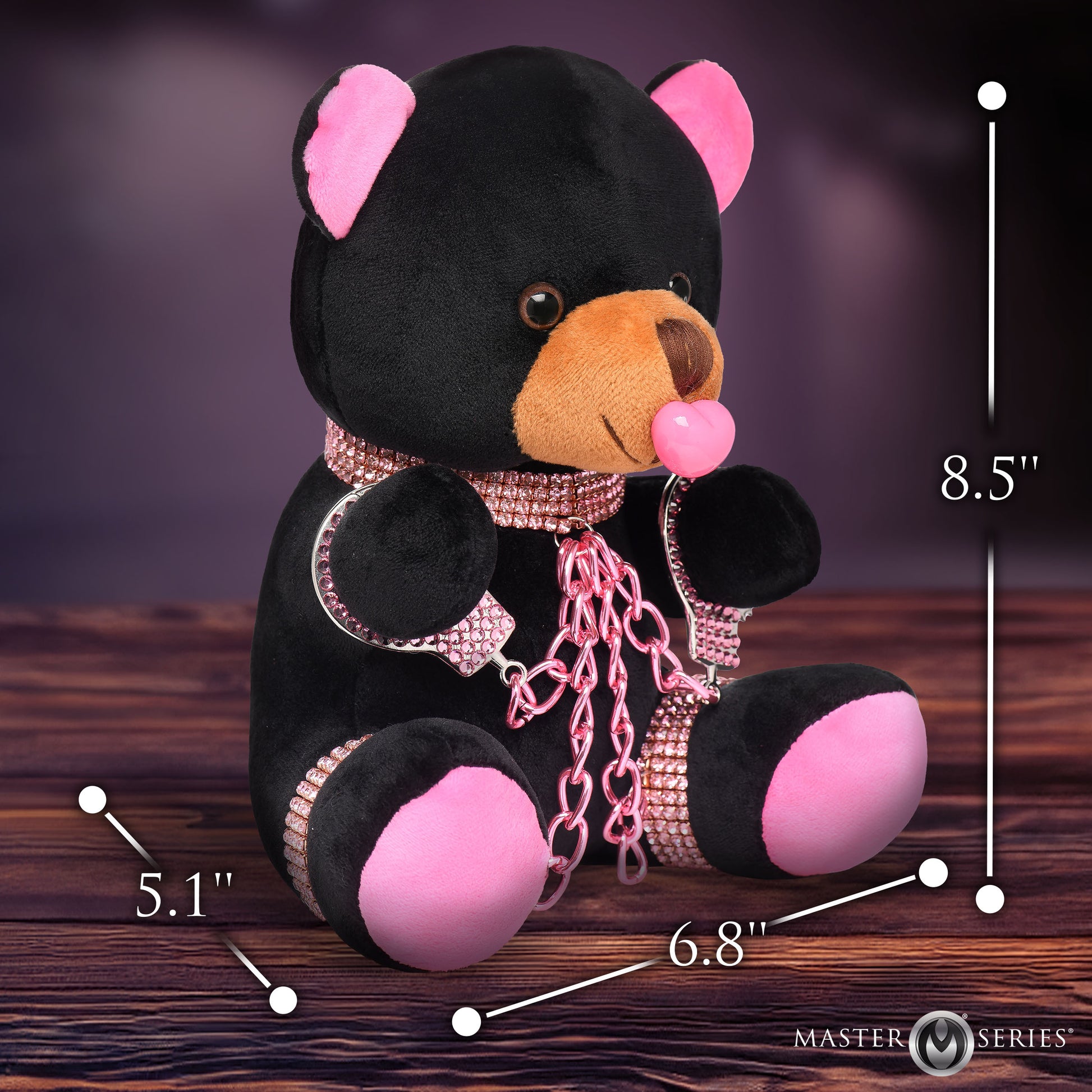 Master Series Bling Bondage Bear Plush Toy