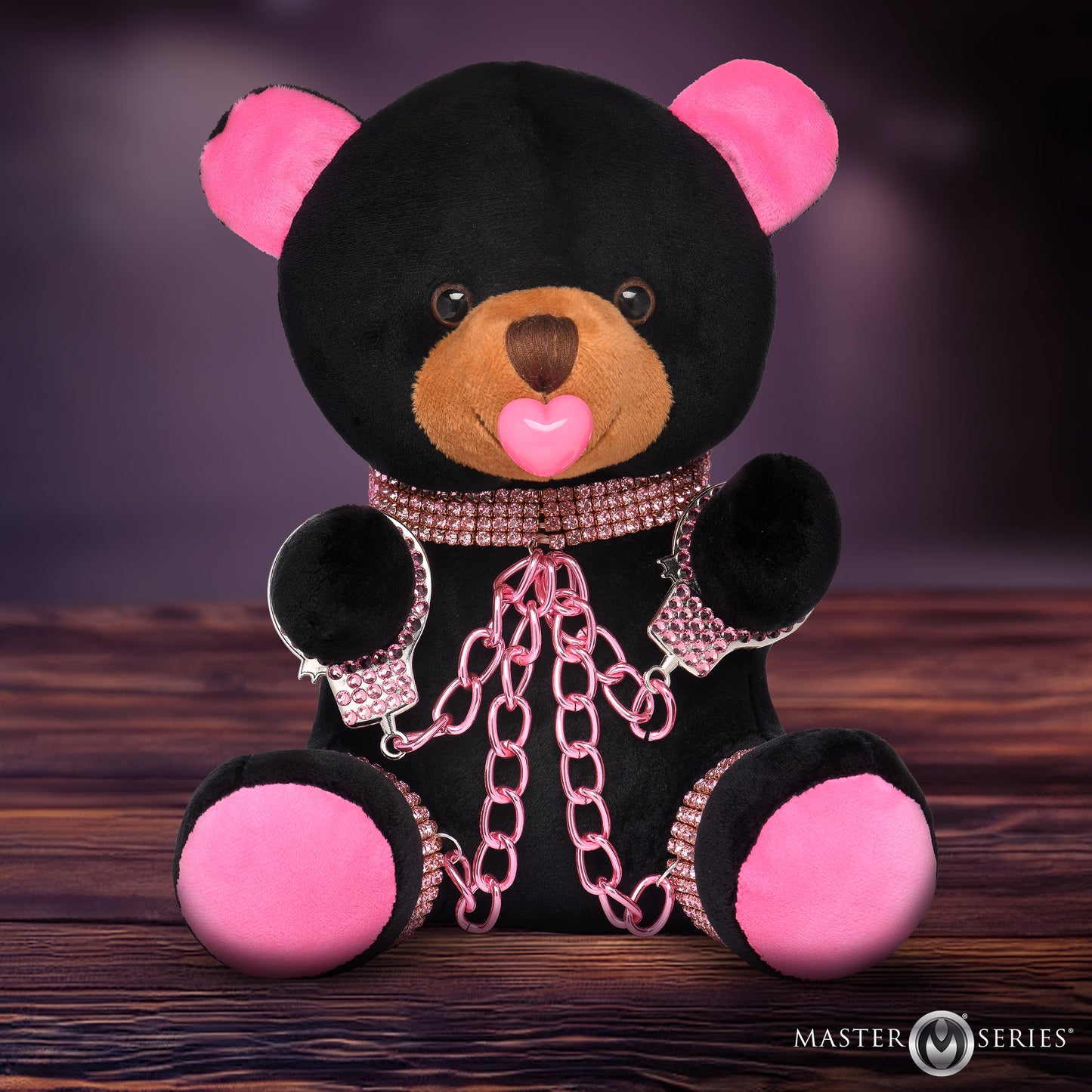 Master Series Bling Bondage Bear Plush Toy