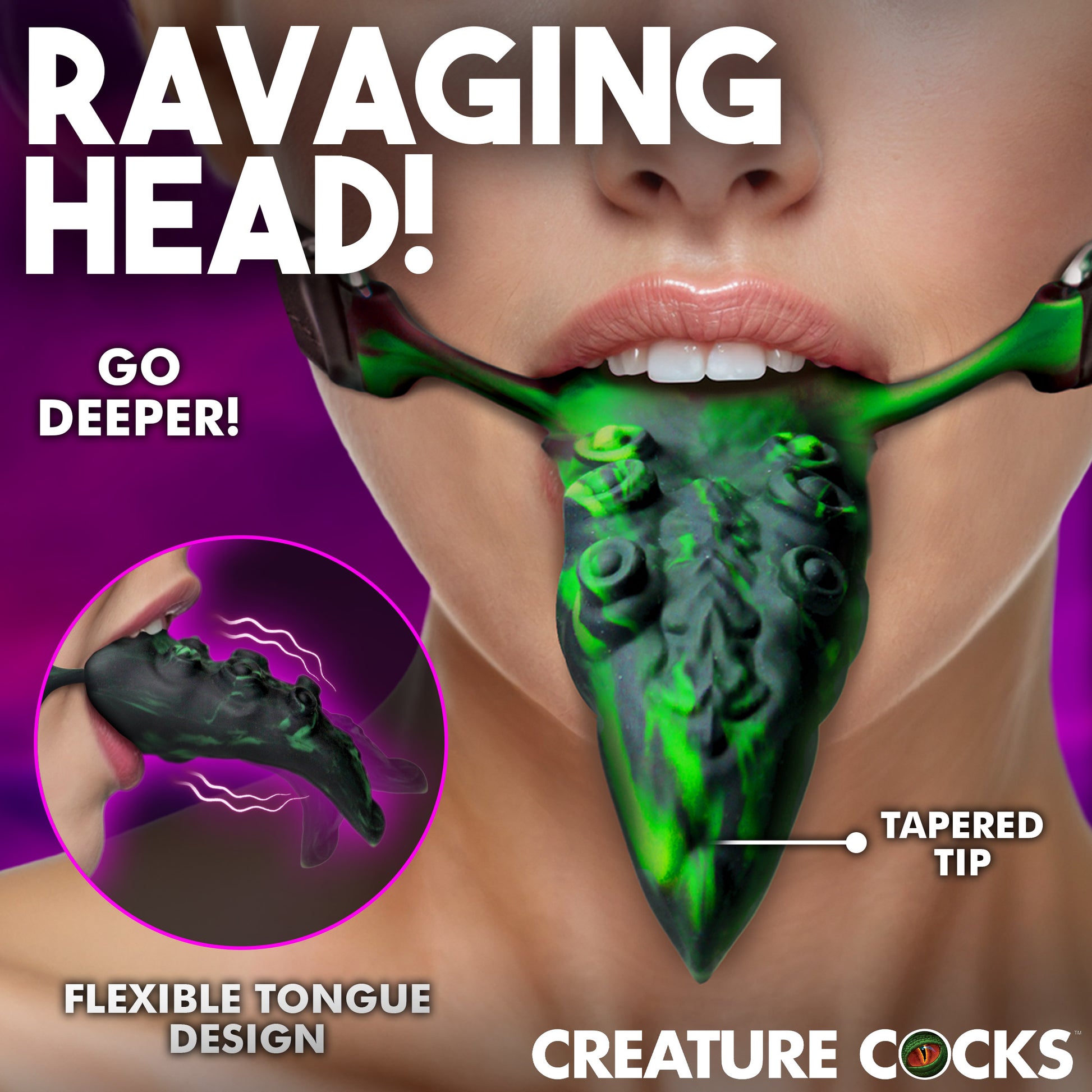 Master Series Dragon's Lick Vibrating Oral Enhancer