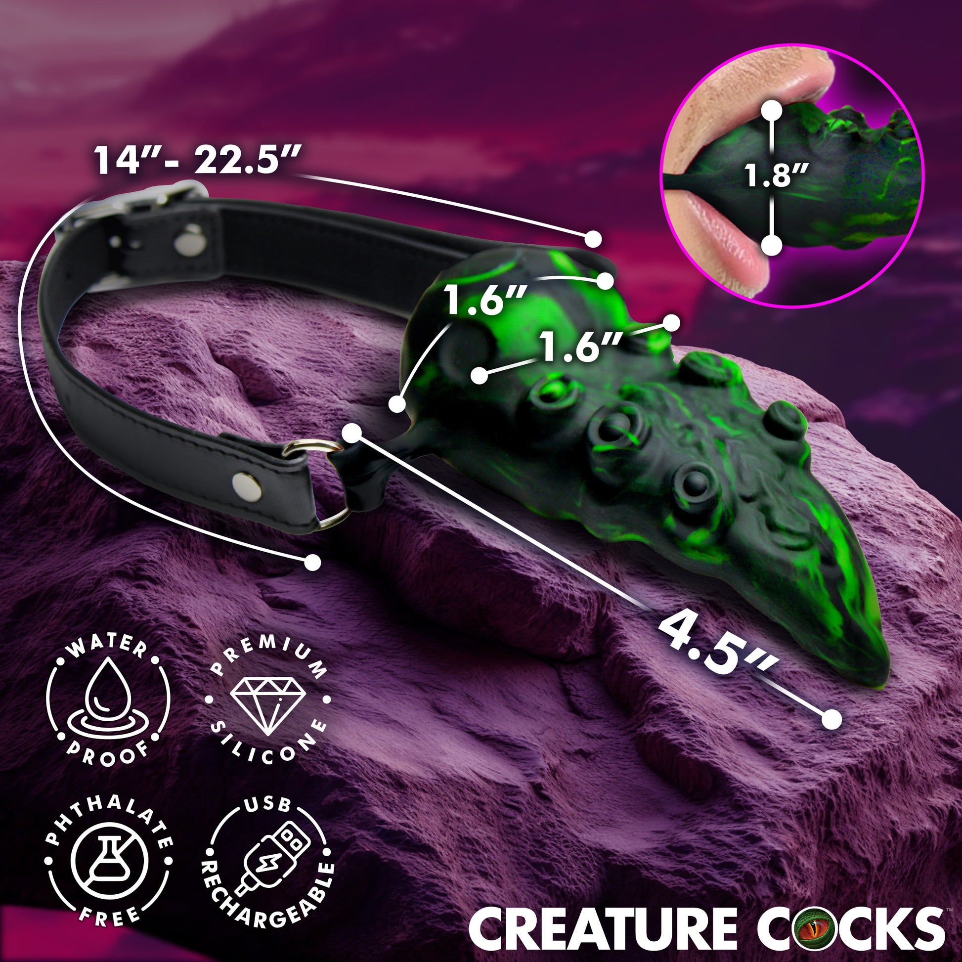 Master Series Dragon's Lick Vibrating Oral Enhancer