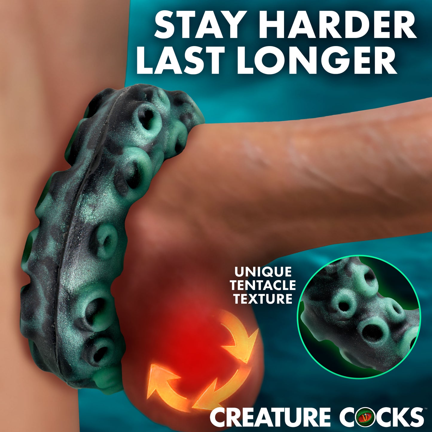Creature Cocks Octo-Grip Silicone Cock Ring Textured