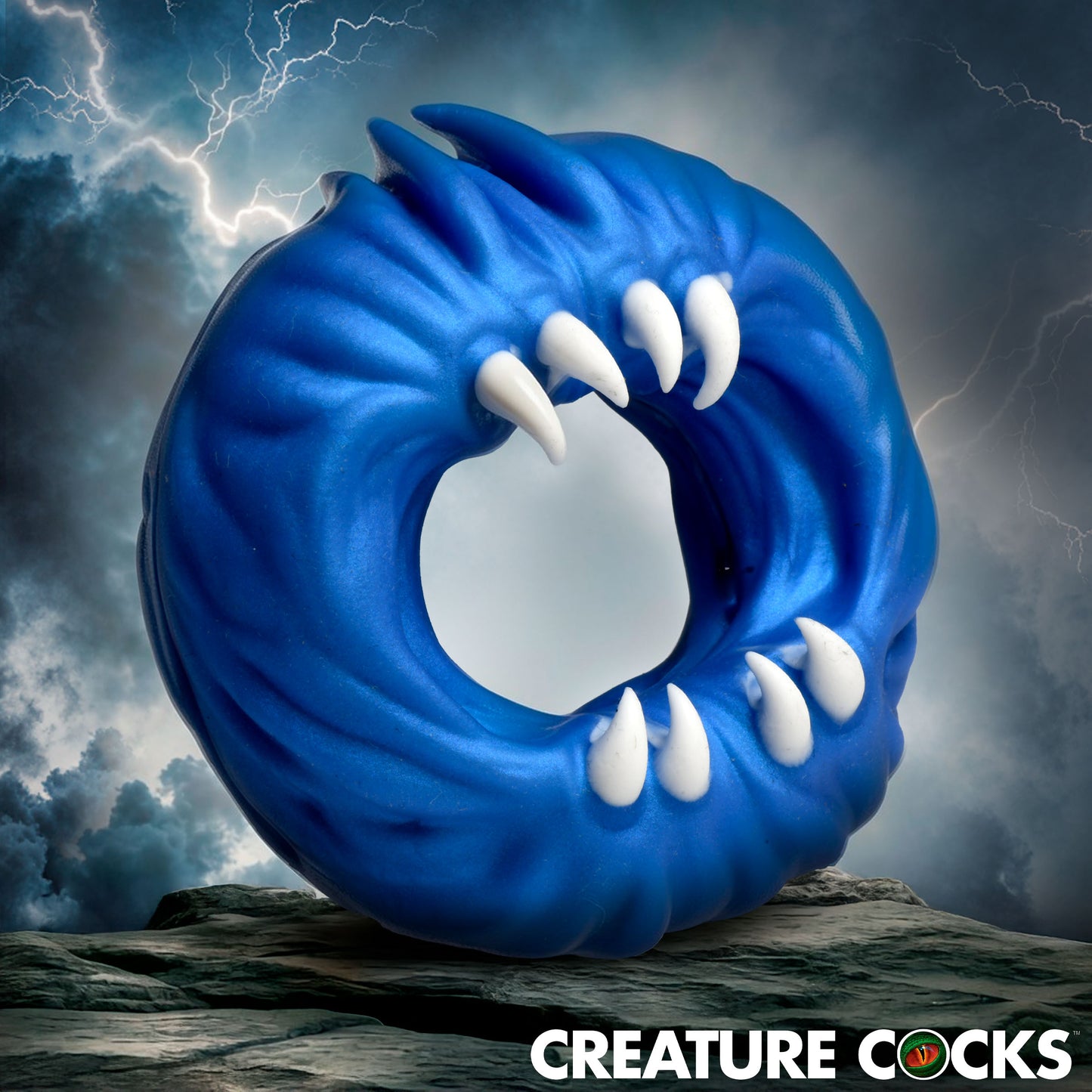 Creature Cocks Venom Loop Silicone Cock Ring Twilight Blue