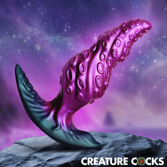 Creature Cocks Octo-Twist Silicone Anal Plug 5 Inch Purple
