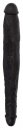 Jock 13 Inch Tapered Double-Sided Dildo Black